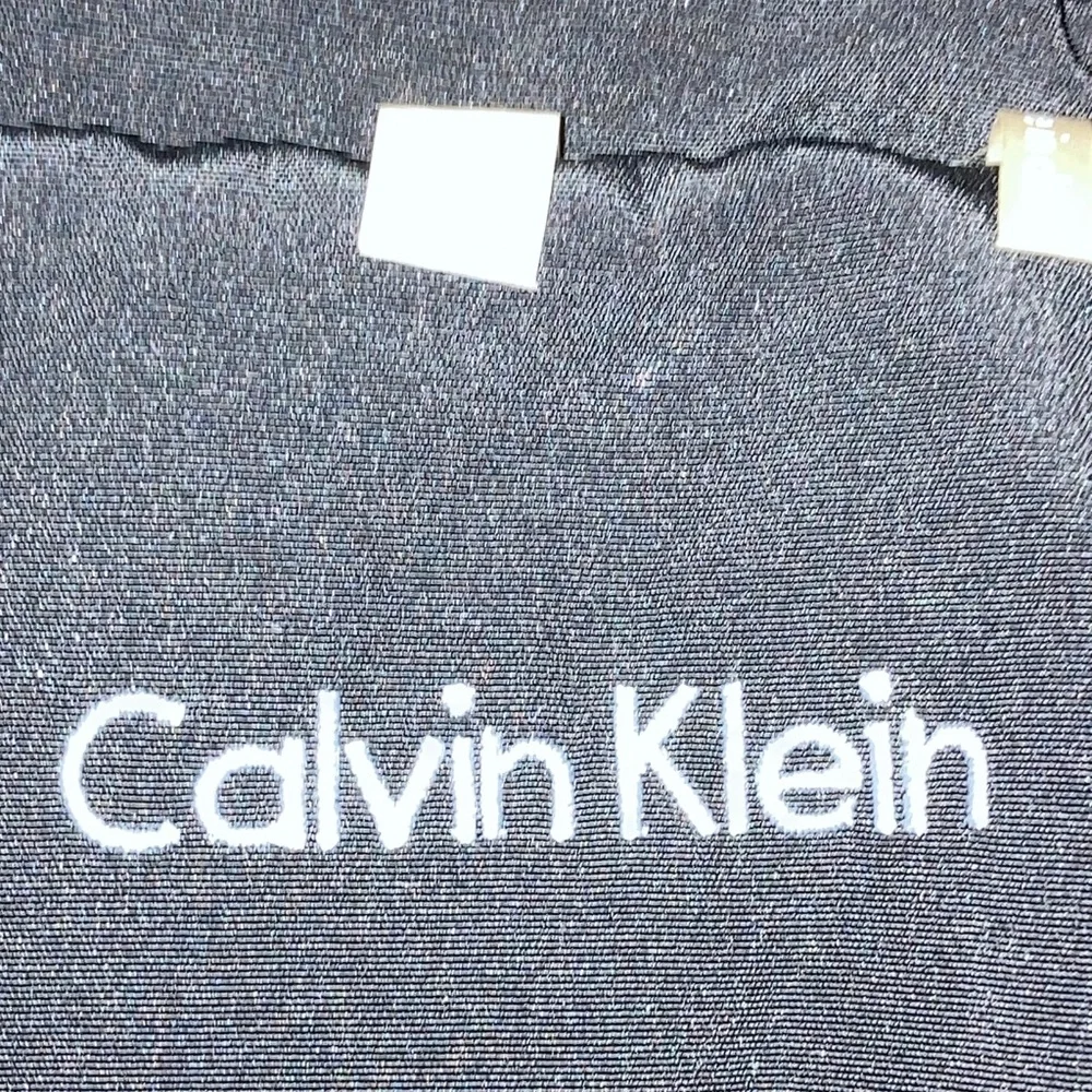 Calvin Klein Classic Black Trench Coat Small S - Picture 7 of 12